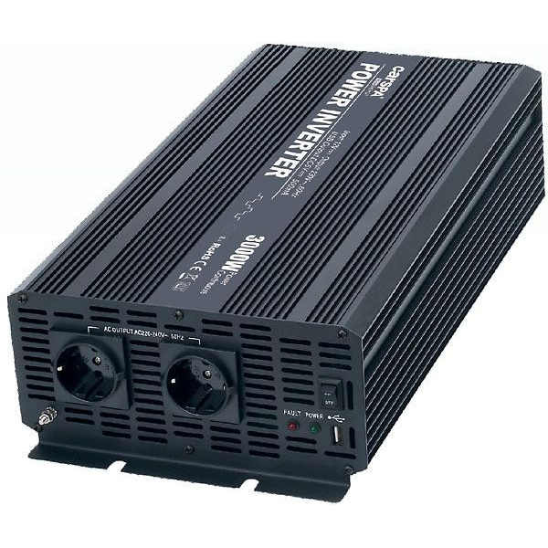 Menič napätia CARSPA CAR3K 24V/230V 3000W USB