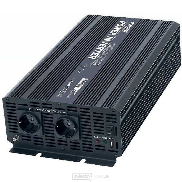 Menič napätia CARSPA CAR3K 24V/230V 3000W USB gallery main image