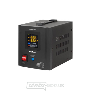 Zdroj záložný REBEL POWER-800 12V 230V 800VA 500W Black gallery main image