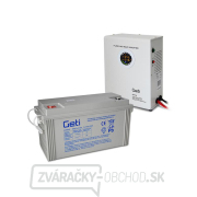 Zdroj záložný GETI GEP701 sinus 700W nástenný + batéria 120Ah gallery main image