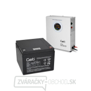 Zdroj záložný GETI GEP301 sinus 300W nástenný + batéria 28Ah gallery main image