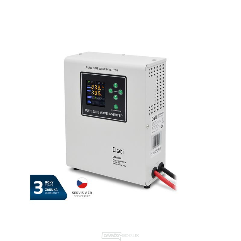 Zdroj záložný GETI GEP501LF sinus 500W nástenný (800VA) gallery main image