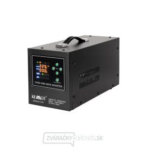 Zdroj záložný KEMOT PROsinus-1500/24-LFP4 24V 230V 1500VA 1050W Black URZ3427-LFP4 gallery main image