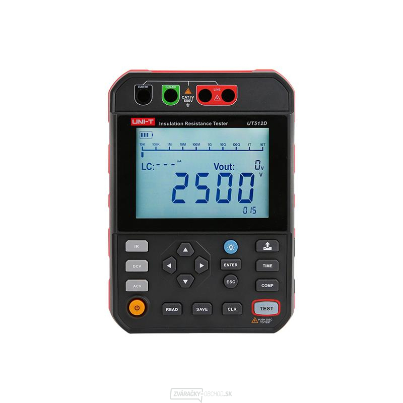 Tester izolačného odporu UNI-T UT512D gallery main image