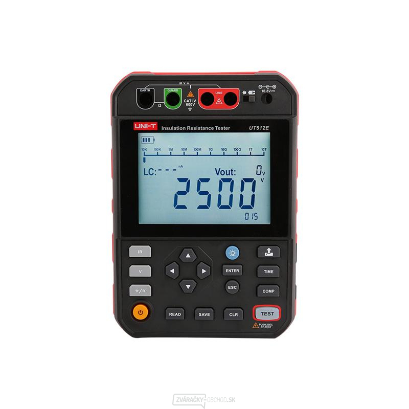 Tester izolačného odporu UNI-T UT512E gallery main image