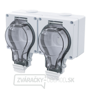 Solight dvojzásuvka IP66, vodotesná a prachotesná gallery main image