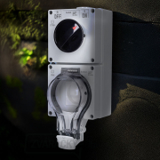 Solight zásuvka IP66 s vypínačom, vodotesná a prachotesná náhled