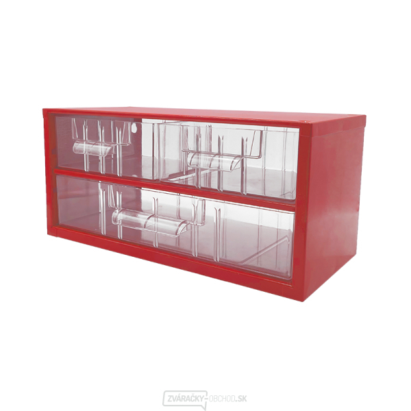 TOKOZ - Zásuvkový organizér 03/2M, 1L - RAL 3002 - Červená gallery main image