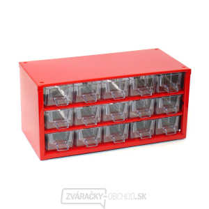 TOKOZ - Zásuvkový organizér 03/15S - RAL 3002 - Červená gallery main image
