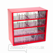 TOKOZ - Zásuvkový organizér 06/4M, 2L - RAL 3002 - Červená gallery main image