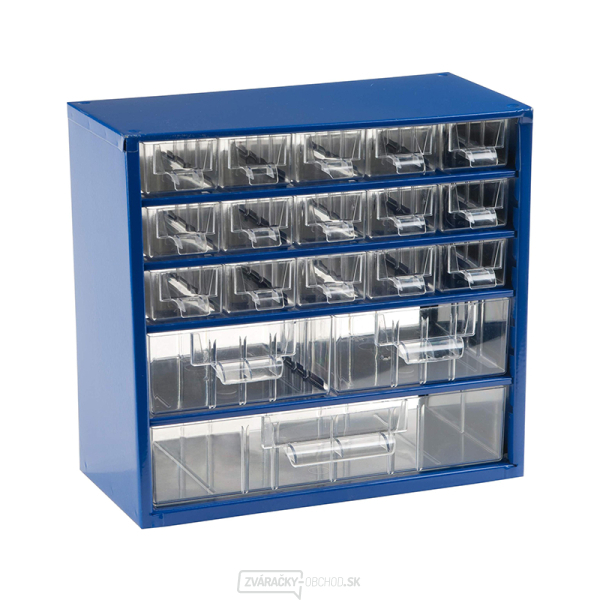 TOKOZ - Zásuvkový organizér 06/15S, 2M, 1L - RAL 5002 - Modrá gallery main image