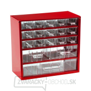 TOKOZ - Zásuvkový organizér 06/15S, 2M, 1L - RAL 3002 - Červená gallery main image