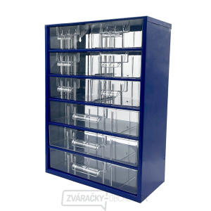 TOKOZ - Zásuvkový organizér 09/6M, 3L - RAL 5002 - Modrá gallery main image