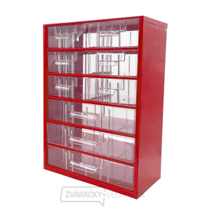 TOKOZ - Zásuvkový organizér 09/6M, 3L - RAL 3002 - Červená gallery main image