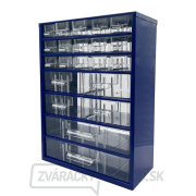 TOKOZ - Zásuvkový organizér 09/15S, 4M, 2L - RAL 5002 - Modrá gallery main image