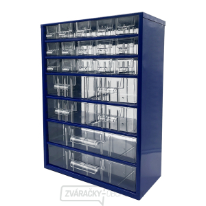 TOKOZ - Zásuvkový organizér 09/15S, 4M, 2L - RAL 5002 - Modrá gallery main image