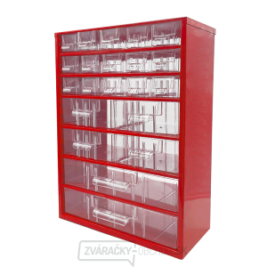 TOKOZ - Zásuvkový organizér 09/15S, 4M, 2L - RAL 3002 - Červená gallery main image