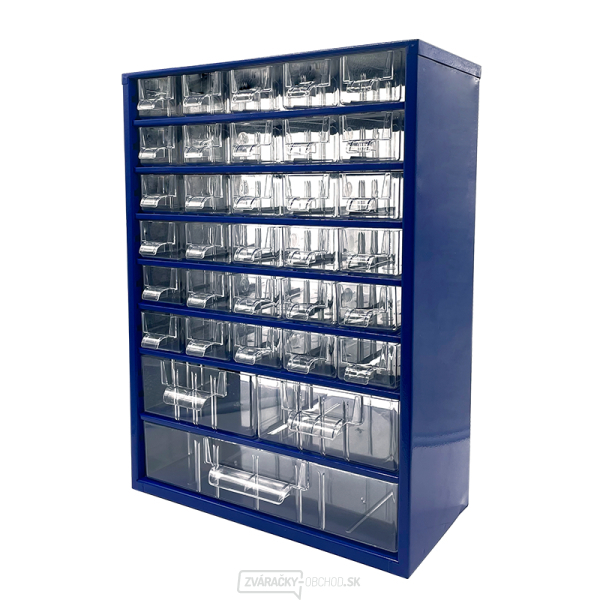 TOKOZ - Zásuvkový organizér 09/30S, 2M, 1L - RAL 5002 - Modrá gallery main image