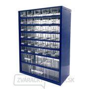 TOKOZ - Zásuvkový organizér 09/30S, 2M, 1L - RAL 5002 - Modrá gallery main image