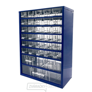 TOKOZ - Zásuvkový organizér 09/30S, 2M, 1L - RAL 5002 - Modrá gallery main image