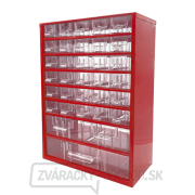 TOKOZ - Zásuvkový organizér 09/30S, 2M, 1L - RAL 3002 - Červená gallery main image