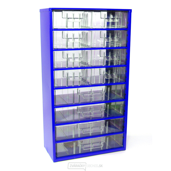 TOKOZ - Zásuvkový organizér 12/8M, 4L - RAL 5002 - Modrá gallery main image