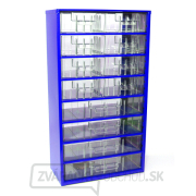 TOKOZ - Zásuvkový organizér 12/8M, 4L - RAL 5002 - Modrá gallery main image