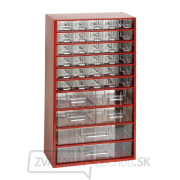 TOKOZ - Zásuvkový organizér 12/30S, 4M, 2L - RAL 3002 - Červená gallery main image