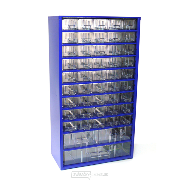 TOKOZ - Zásuvkový organizér 12/45S, 2M, 1L - RAL 5002 - Modrá gallery main image