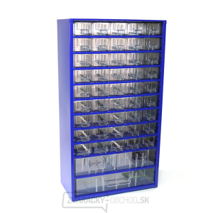 TOKOZ - Zásuvkový organizér 12/45S, 2M, 1L - RAL 5002 - Modrá gallery main image