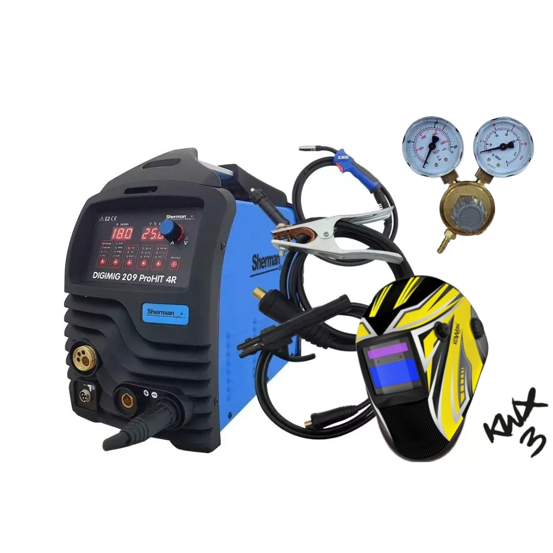 Sherman DIGIMIG 209 ProHIT 4R + Horák TW-15/3m + Káble + Kukla + ventil