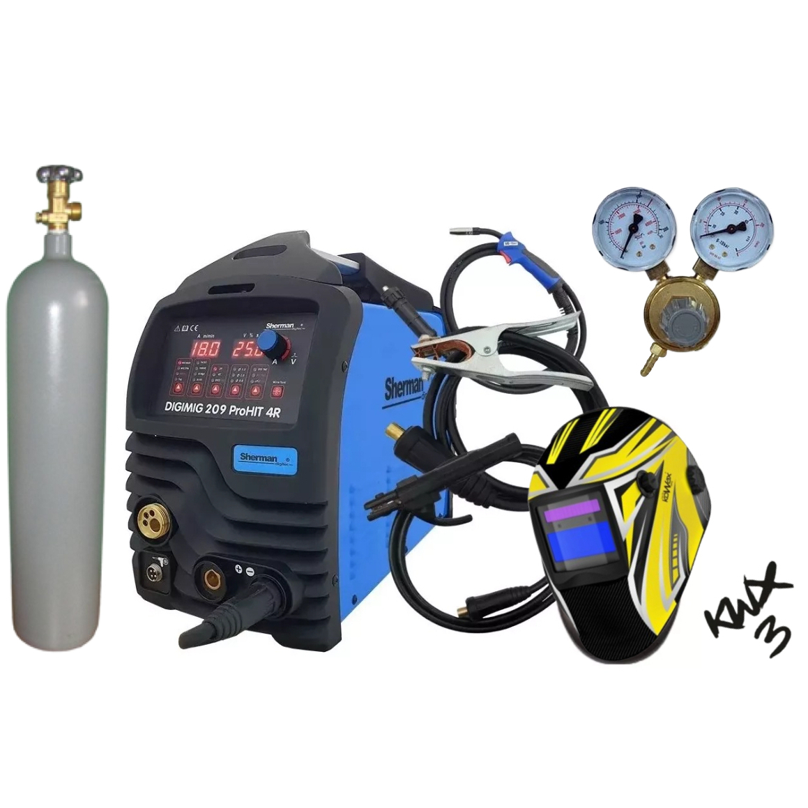 Sherman DIGIMIG 209 ProHIT 4R + Horák TW-15/3m + Káble + Kukla + ventil + Fľaša