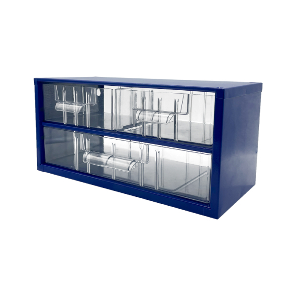 TOKOZ - Zásuvkový organizér 03/2M, 1L - RAL 5002 - Modrá