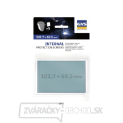 Ochranná vnútorná fólia pre zváracie kukly 103.7x69.5x1mm (ZEUS, APOLLO, ERGOTECH) - 5ks gallery main image