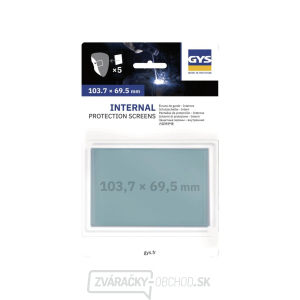 Ochranná vnútorná fólia pre zváracie kukly 103.7x69.5x1mm (ZEUS, APOLLO, ERGOTECH) - 5ks Ochranná vnútorná fólia pre zváracie kukly 103.7x69.5x1mm (ZEUS, APOLLO, ERGOTECH) - 5ks gallery main image