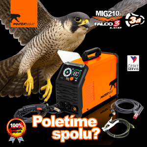 PANTERMAX Zvárací invertor MIG210FALCO® 3 LCD (MIG/MMA/TIG) gallery main image