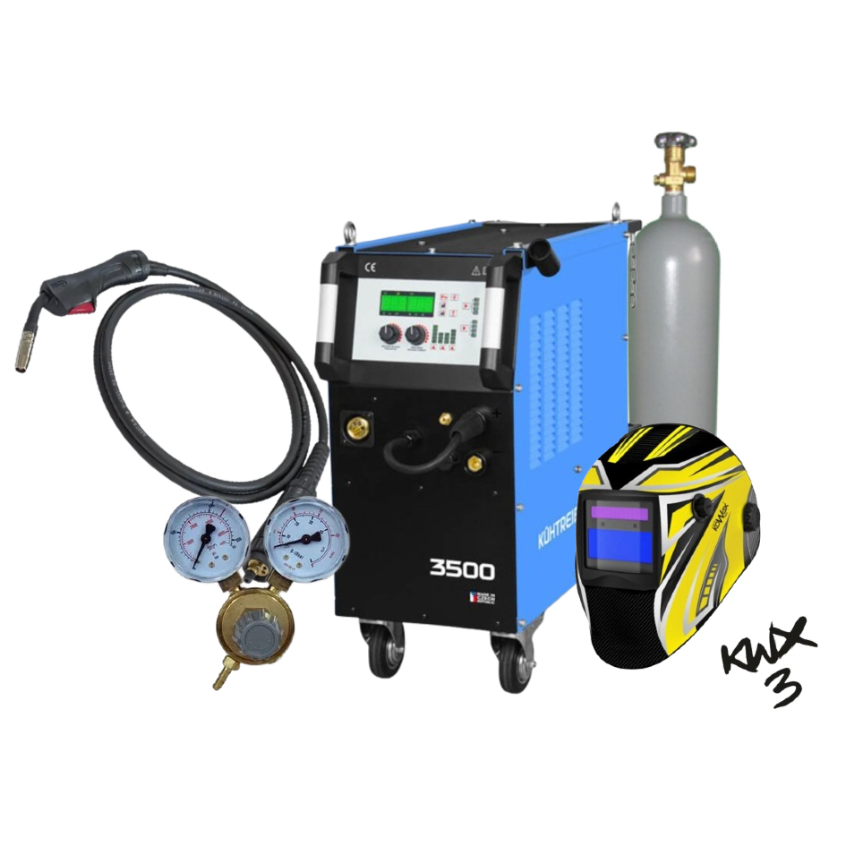 Kühtreiber KITin 3500 Multi MIG Synergic V2 + Horák + Ventil + Kukla + Fľaša C02 plná 068710415set4