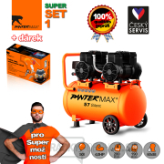 PANTERMAX Super tichý bezolejový kompresor AirFlow® 57 SILENT SET1 Náhľad