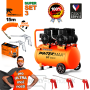 PANTERMAX Super tichý bezolejový kompresor AirFlow® 57 SILENT SET3 Náhľad