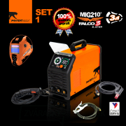 PANTERMAX Zvárací invertor MIG210FALCO 3 LCD SET1 (MIG/MMA/TIG) Náhľad