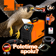 PANTERMAX Zvárací invertor MIG210FALCO 3 LCD SET1 (MIG/MMA/TIG) náhled