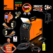 PANTERMAX Zvárací invertor MIG210FALCO® 3 LCD SET4bL (MIG/MMA/TIG) Náhľad