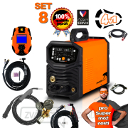 PANTERMAX Zvárací invertor PanterWeld® 4v1 200 SET8bL (MIG/SYN/MAN/PLASMA/DCTIG) gallery main image