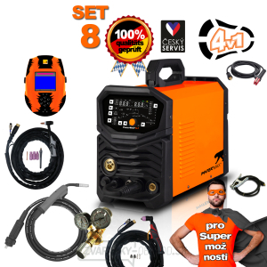 PANTERMAX Zvárací invertor PanterWeld® 4v1 200 SET8bL (MIG/SYN/MAN/PLASMA/DCTIG) gallery main image