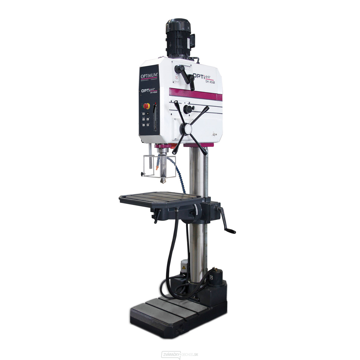 Stĺpová prevodová vŕtačka OPTIdrill DH 45 GE