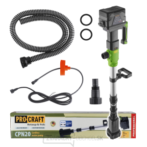 Aku ponorné čerpadlo do suda Procraft CPN20bb (bez batérie a nabíjačky) | CPN20bb gallery main image