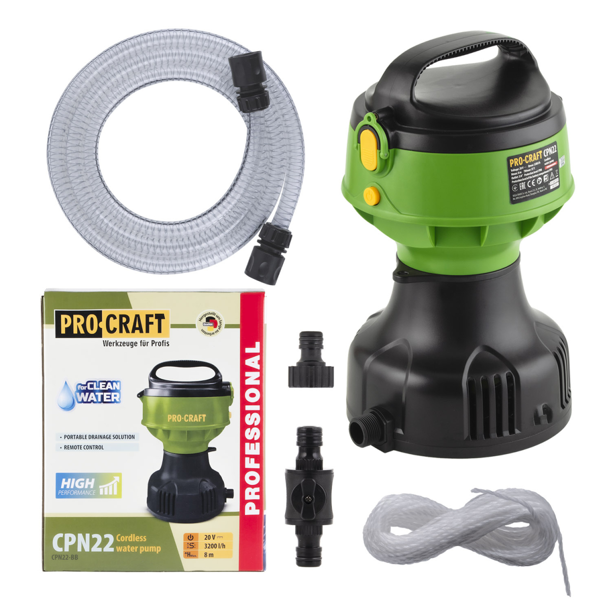 Aku plávajúce čerpadlo Procraft CPN22bb (bez batérie a nabíjačky) | CPN22bb CPN22bb