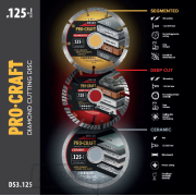 Súprava aku uhlová brúska Procraft PGA22 a 3x diamantové kotúče DS3.125 + taška na náradie + 2x batéria | SPGA22-BB/DS3.125/2x20-4 náhled