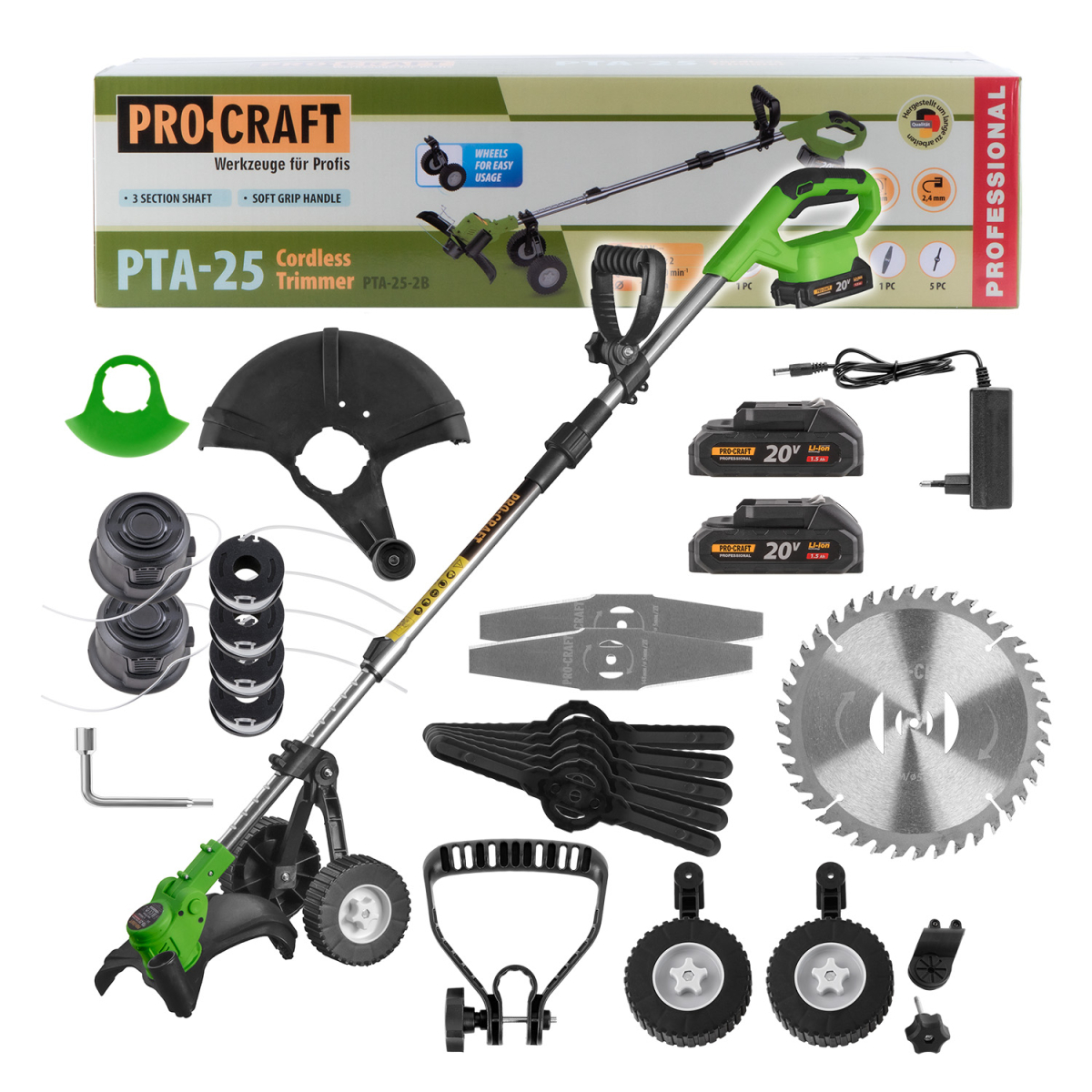 Aku vyžínač Procraft PTA-25-2B | PTA-25-2B PTA-25-2B