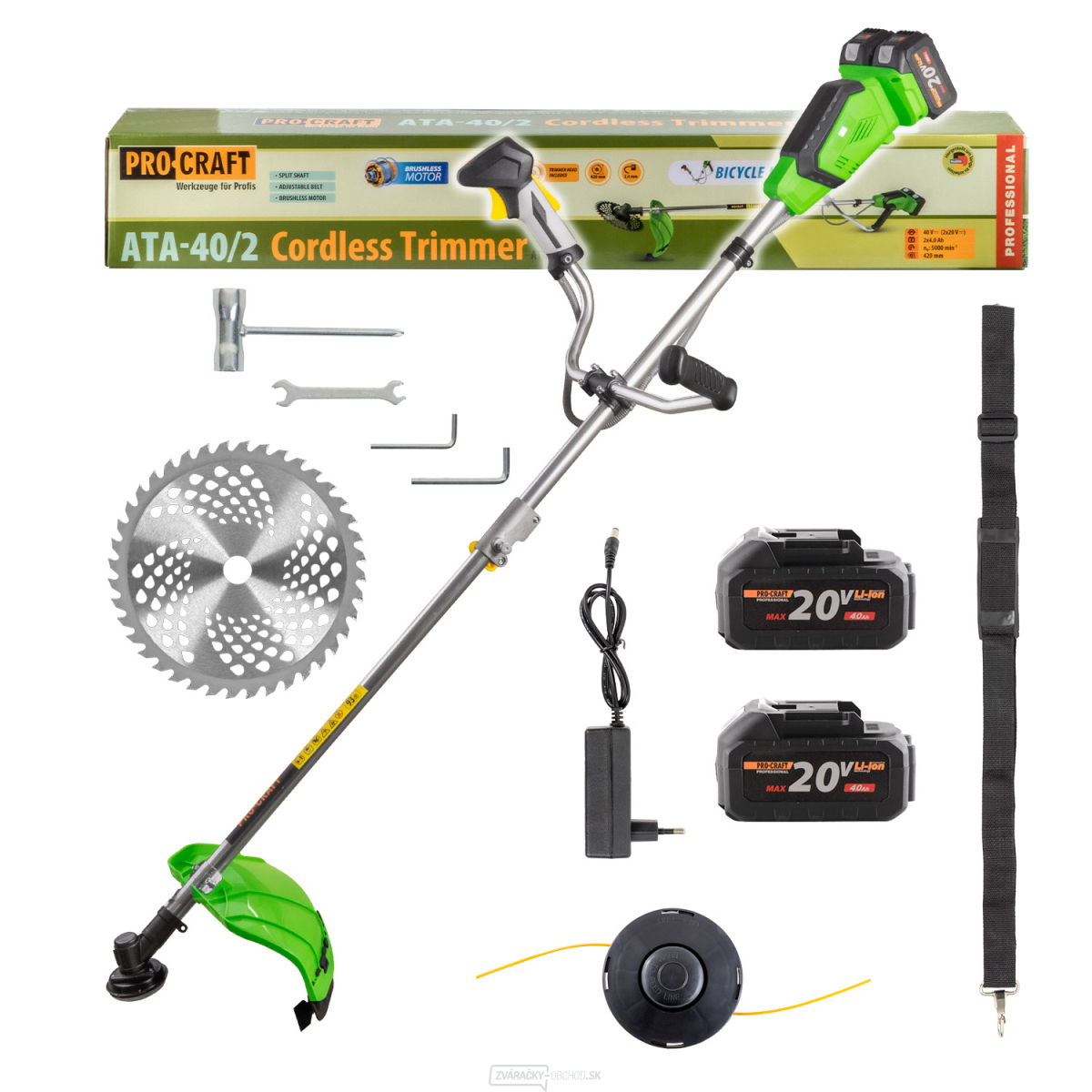 Aku krovinorez Procraft ATA-40/2 | ATA-40/2